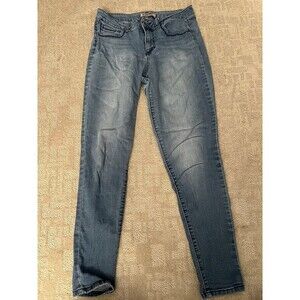 blue spice jeans womens size 7‎ skinny stretch mid rise denim blue